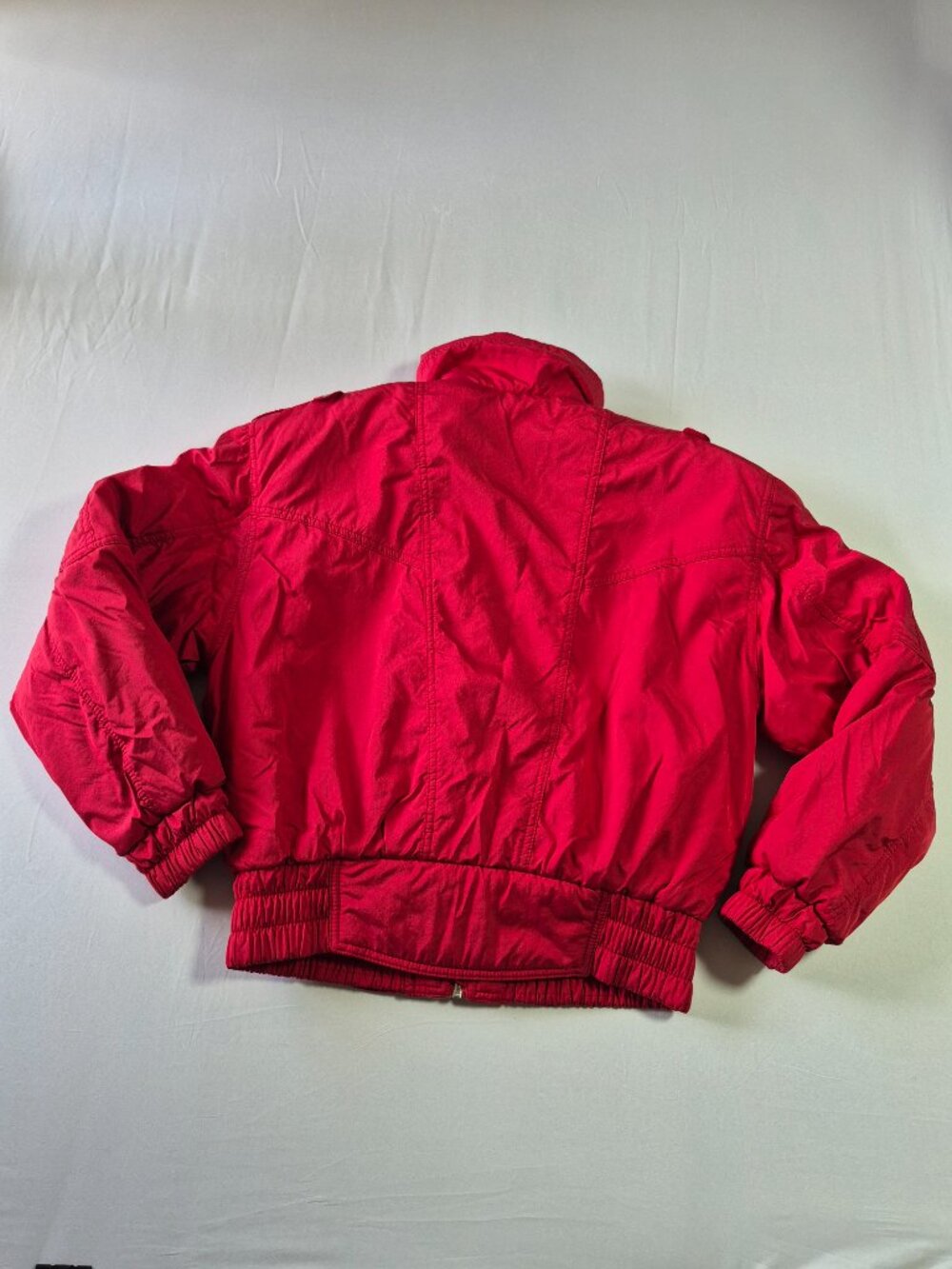 Vintage HEAD Sportswear Red White SKi Jacket Ladies 4 Made Hong Kong Retro Coat - Picture 2 of 11